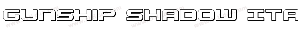 Gunship Shadow Ital字体转换